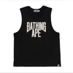Bape Black Graphic Tank Top